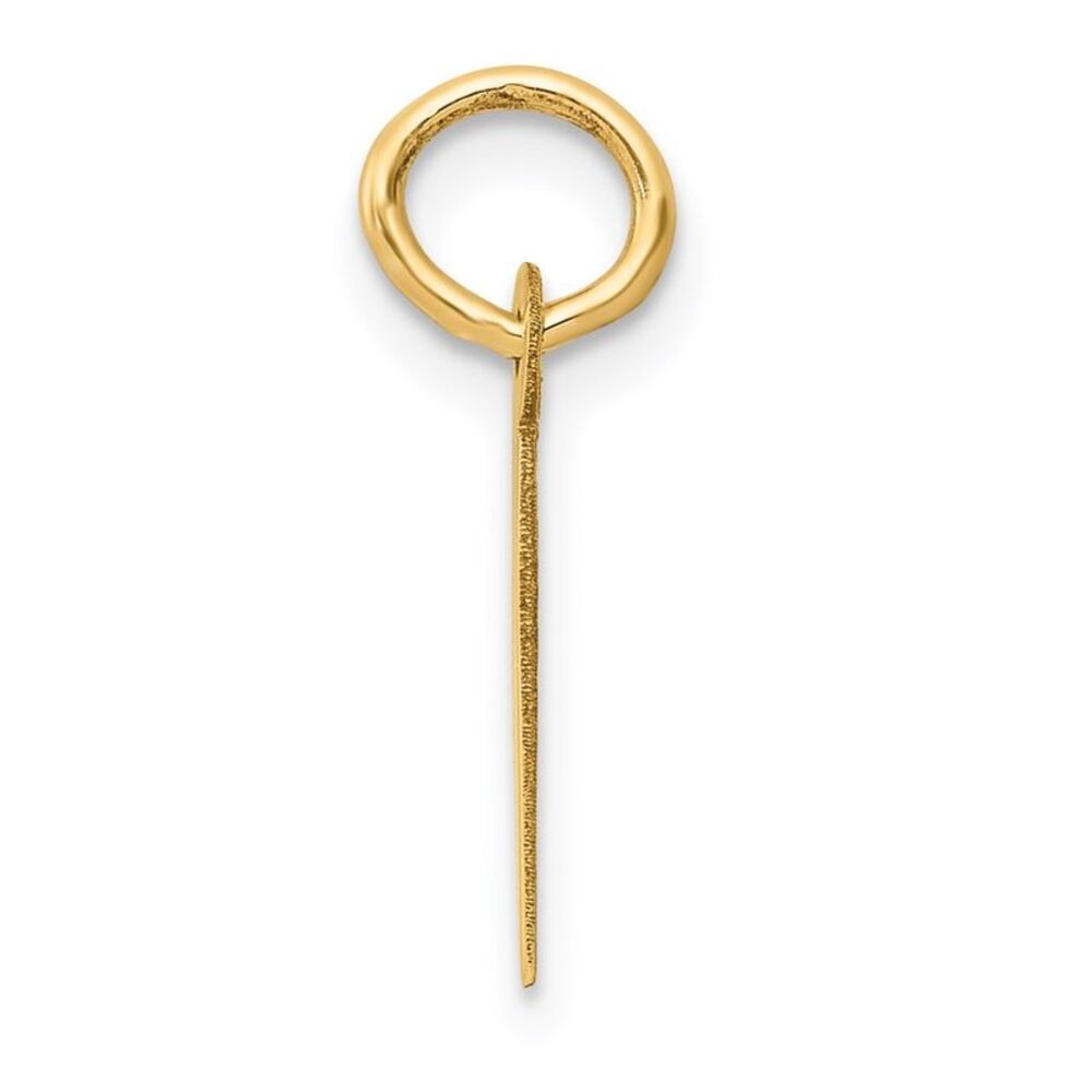 Kazi Luxury 14k Yellow Gold Small Slanted Block L… - image 2